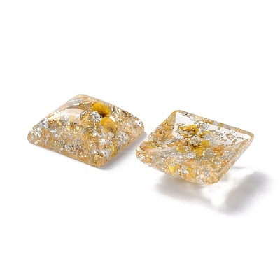 Transparent Resin Cabochons CRES-P019-02B-1
