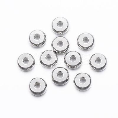 Tarnish Resistant 201 Stainless Steel Spacer Beads STAS-H376-43-1