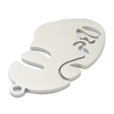 Non-Tarnish 304 Stainless Steel Pendants STAS-P276-01C-P-1