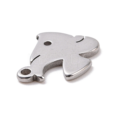 Non-Tarnish 304 Stainless Steel Charms STAS-G287-07P-1