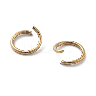 Ion Plating(IP) 304 Stainless Steel Open Jump Rings STAS-M081-01G-01-1