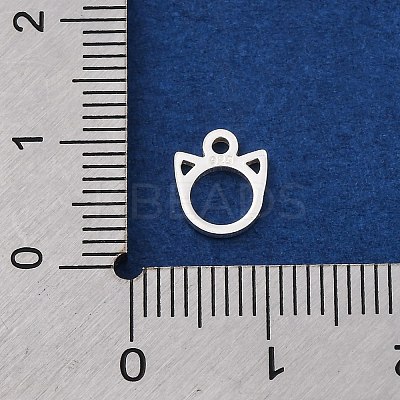 925 Sterling Silver Hollow Charms STER-D301-04S-02-1