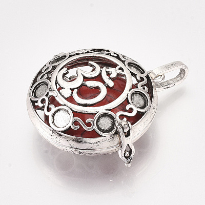 Alloy Cage Big Pendants G-S246-24-1