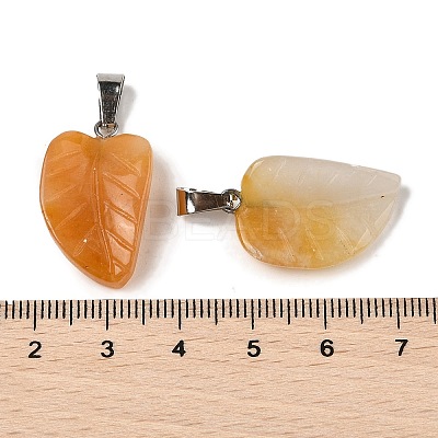 Natural Topaz Jade Pendants G-B127-01P-06-1