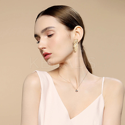 4 Pairs 4 Styles Alloy Stud Earrings EJEW-FI0001-61-1