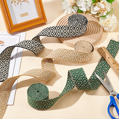 6 Yards 3 Colors Polyester Ribbon OCOR-WR0001-29-1