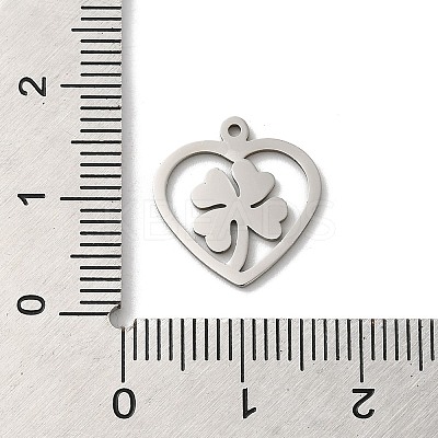 Non-Tarnish 201 Stainless Steel Pendants LS-STAS-E206-06P-02-1