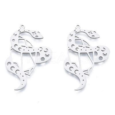 Non-Tarnish 201 Stainless Steel Pendants STAS-N090-LA948-1-1
