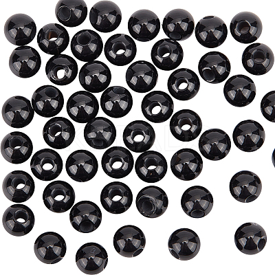 Natural Black Onyx Beads G-OC0003-91-1