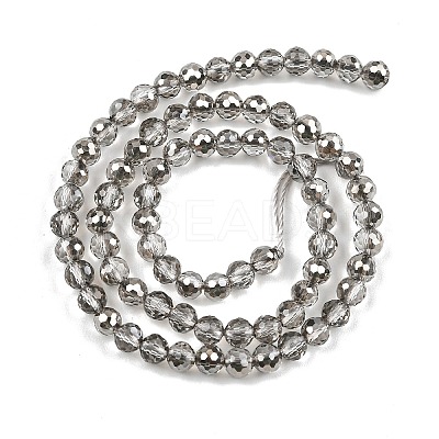 Electroplate Transparent Glass Beads EGLA-B013-02A-PL16-1