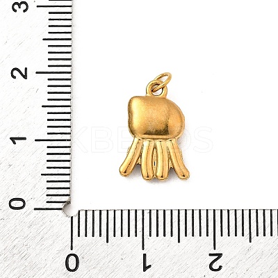 304 Stainless Steel Rhinestone Pendants STAS-B097-06G-01-1