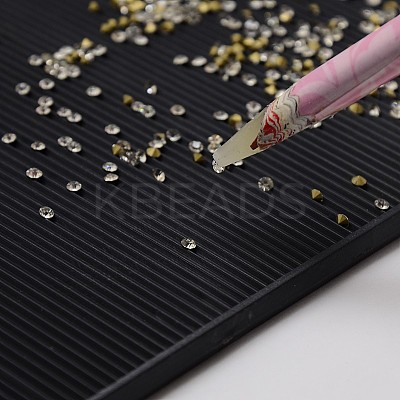 Jewelry Displays Black Plastic Base Board for Rhinestone Picking ODIS-M001-180mm-01-1