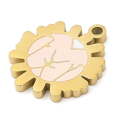 304 Stainless Steel Pendants STAS-F315-07G-03-1