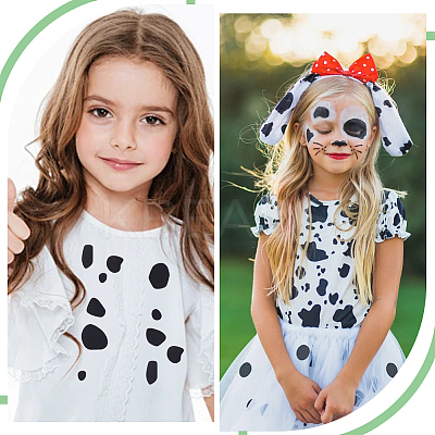 15Pcs 3 Style Dalmatian Self-Adhesive Stickers DIY-AR0004-82-1