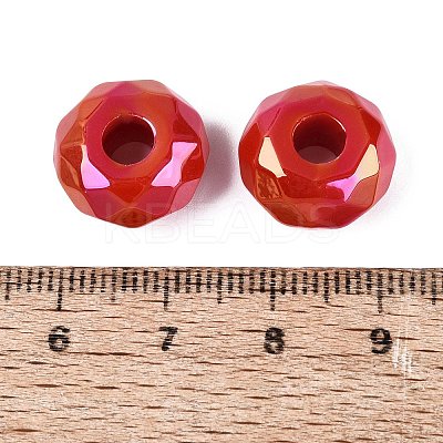 Opaque Acrylic European Beads OACR-E033-23Q-1