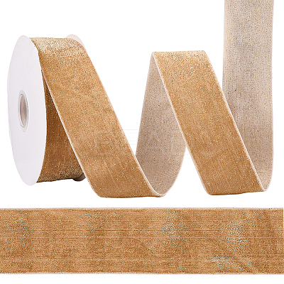 1 Roll Sparkle Single Face Velvet Ribbon OCOR-CY0002-21A-1
