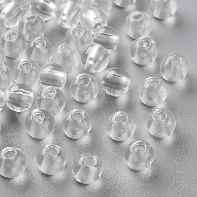 Transparent Acrylic Beads MACR-S370-A6mm-205-1