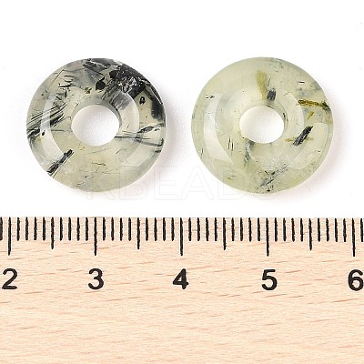 Natural Prehnite Pendants G-C066-02-01-1