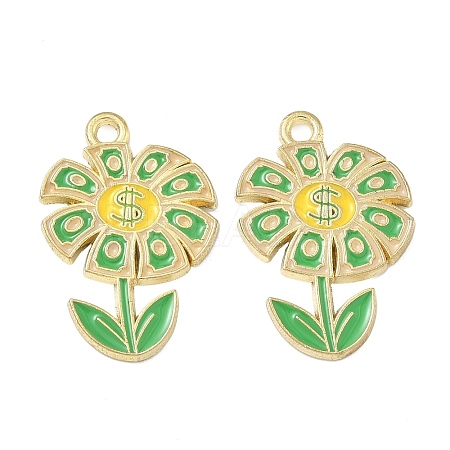 Alloy Enamel Pendants ENAM-I082-01G-01-1