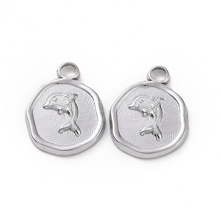 Non-Tarnish 304 Stainless Steel Pendants STAS-C003-04P-1