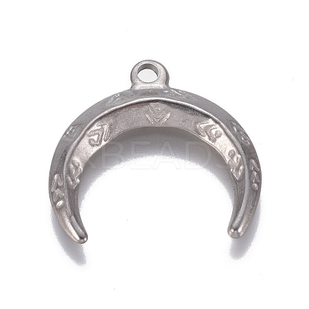 Non-Tarnish 304 Stainless Steel Pendants LS-STAS-E474-35-1