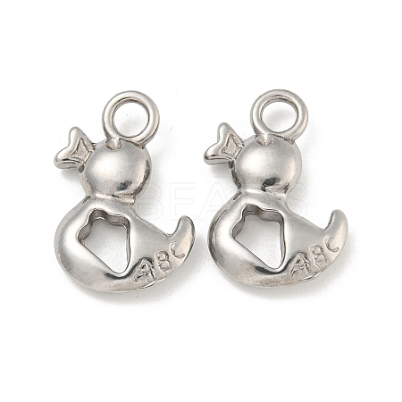 Non-Tarnish 304 Stainless Steel Pendants STAS-N103-82P-1