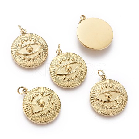 Ion Plating(IP) 316 Surgical Stainless Steel Pendants STAS-F256-003G-1