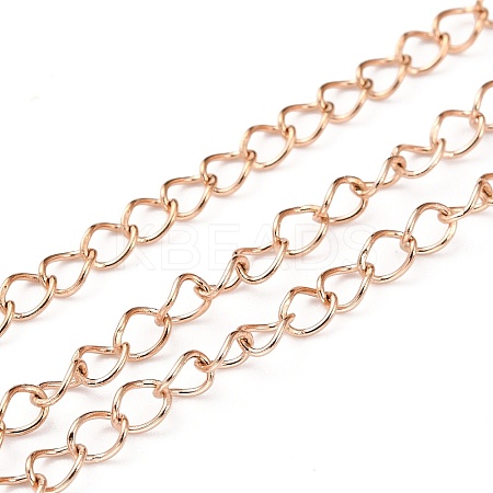 Ion Plating(IP) 304 Stainless Steel Curb Chain CHS-H031-05RG-1
