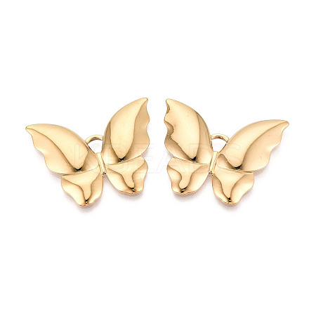 304 Stainless Steel Butterfly Pendants STAS-T069-20G-1