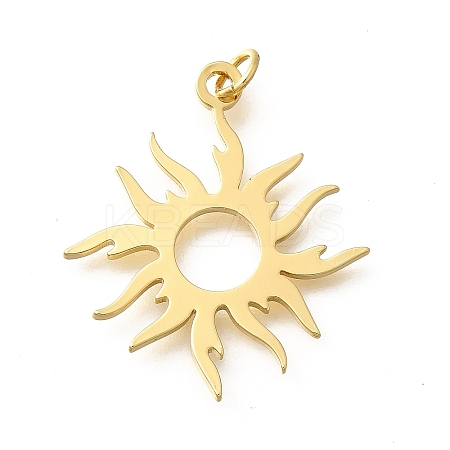 Brass Pendants KK-Q043-26G-1