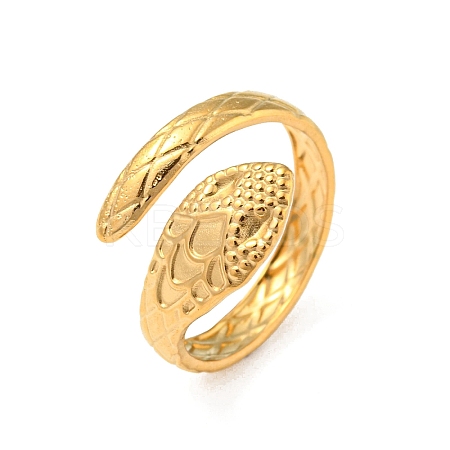 304 Stainless Steel Open Cuff Rings RJEW-G307-01D-1
