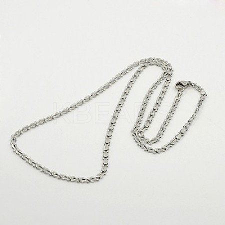 304 Stainless Steel Necklaces X-NJEW-F027-04-1