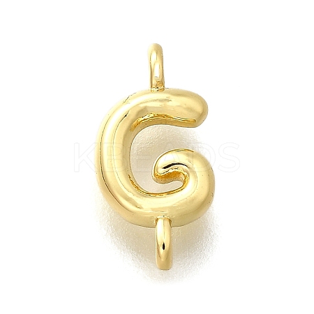 Brass Connector Charms KK-P295-01G-G-1