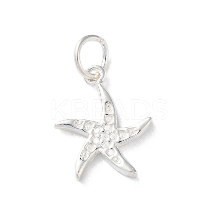 925 Sterling Silver Sea Animal Starfish Charms LS-STER-E071-02S-06-1
