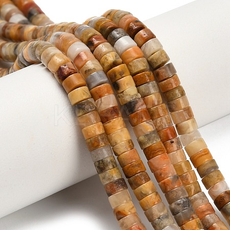 Natural Crazy Agate Beads Strands G-Z110-A22-2x4mm-1