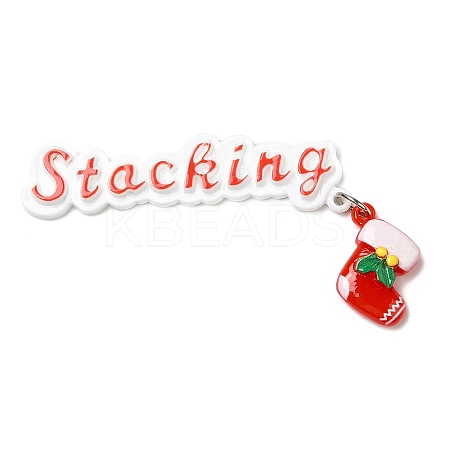 Christmas Theme Opaque Resin Cabochons CRES-D011-01A-1