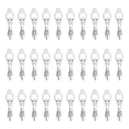 60Pcs Tibetan Style Alloy Pendants FIND-GA0008-22-1