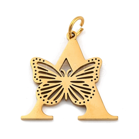 Ion Plating(IP) 201 Stainless Steel Pendants STAS-N103-184G-A-1