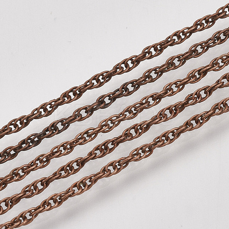 Soldered Brass Covered Iron Rope Chains CH-S125-07B-R-1