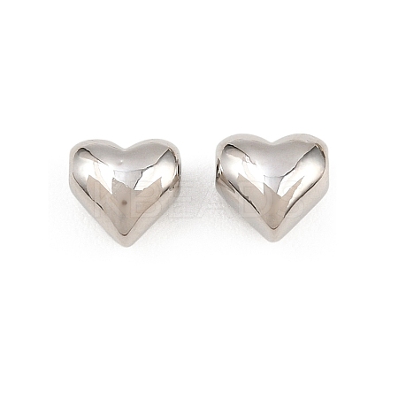 Valentine's Day Brass Beads KK-H292-51C-P-1