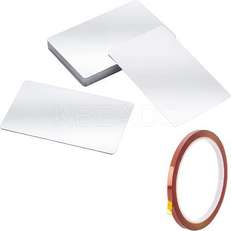 Aluminum Blank Thermal Transfer Business Cards DIY-NB0005-07-1