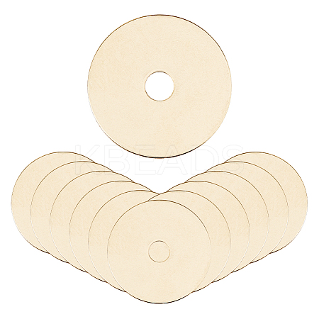 12Pcs Brass Flat Washers KK-FH0008-14-1