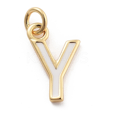 Rack Plating Brass Pendants KK-C065-05Y-G-1