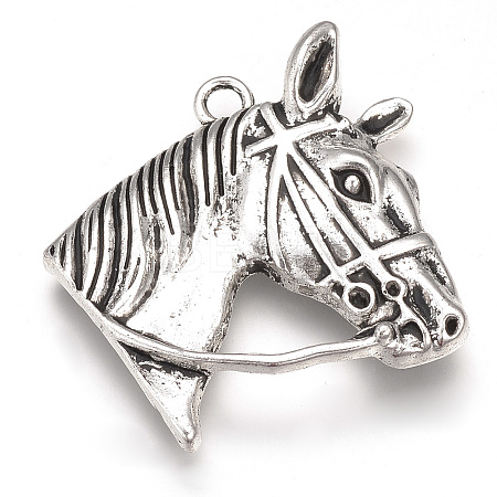 Tibetan Style Alloy Pendants TIBEP-T002-108AS-NR-1