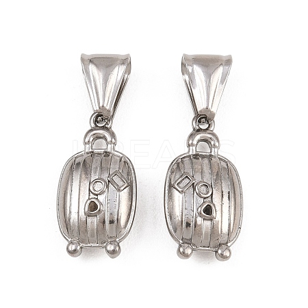 304 Stainless Steel Pendants STAS-B167-17A-P-1