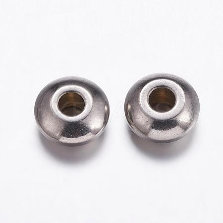Tarnish Resistant 201 Stainless Steel Beads Spacers STAS-K146-068-6mm-1