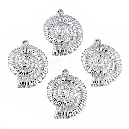 304 Stainless Steel Pendants STAS-N098-054P-01-1