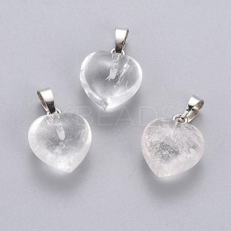 Natural Quartz Crystal Pendants G-J386-H07-1