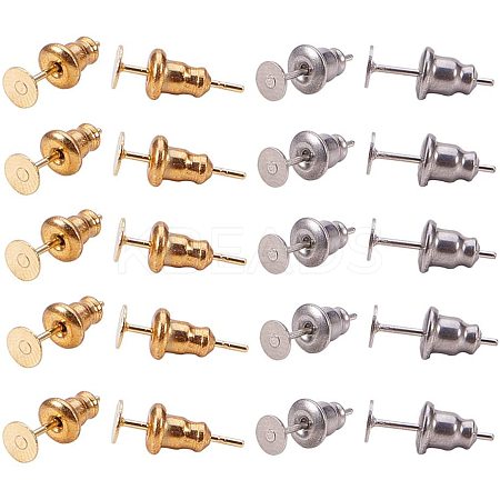 304 Stainless Steel Earring Findings Sets STAS-PH0010-26M-1