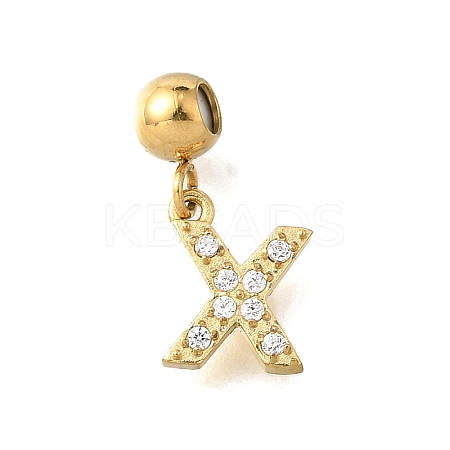 304 Stainless Steel Rhinstone Pendant STAS-H202-50G-X-1